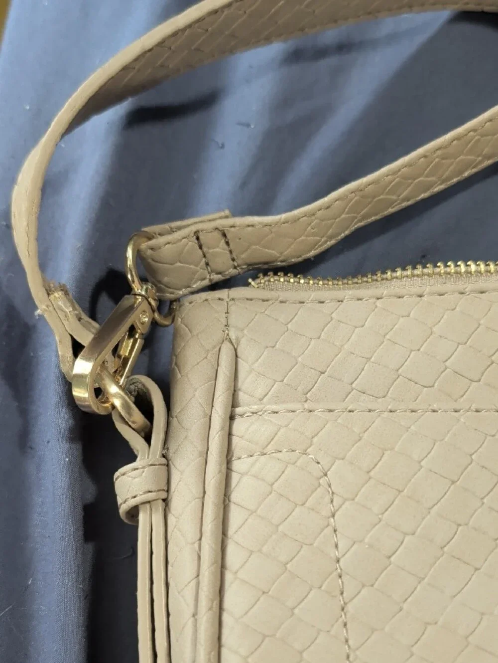 Giorgio Fiorelli Beige Woven Crossbody Bag